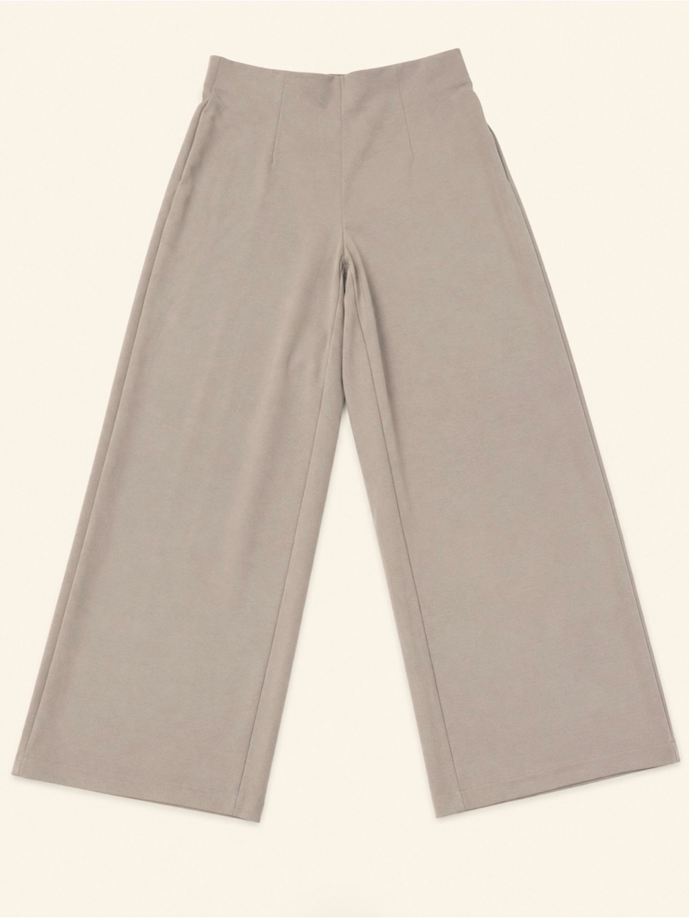 Jules & Leopold Wide-Leg Pants in Taupe Gray